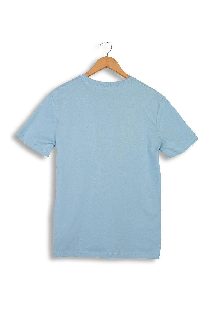 Light blue shop t shirt mens