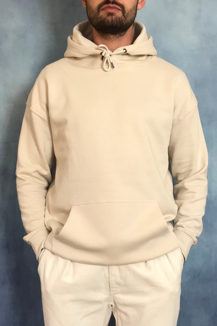 Stone Organic Cotton Hoodie - Relaxed Fit