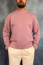 Men's Pink Organic Cotton Sweatshirt