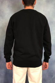 Men's Black Organic Cotton Sweatshirt