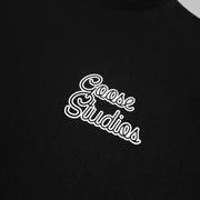 Seconds & Samples - Men's Black Neon Logo Tee with White Print