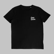 Seconds & Samples - Men's Black Neon Logo Tee with White Print