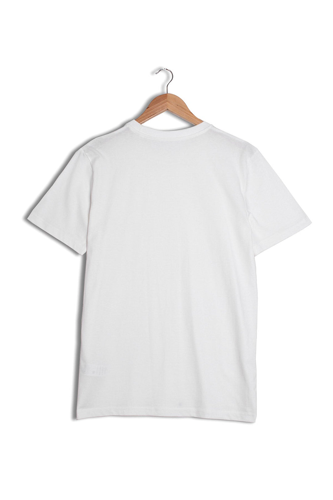 Unisex White Organic Cotton T-Shirt - 70s Logo