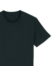 Women's Black Organic Cotton T-Shirt - Regular Fit