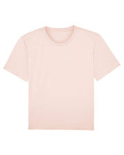 Women's Pastel Pink Organic Cotton T-Shirt - Boxy Fit
