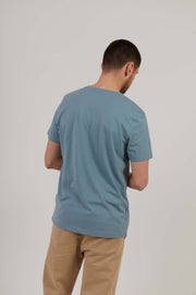 Seconds & Samples - Men's Steel Blue Organic Cotton T-Shirt