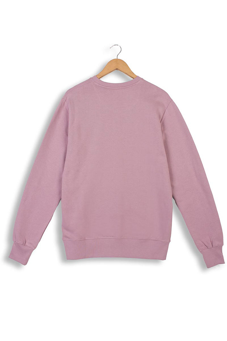 Men s Organic Cotton Sweatshirt Pink Goose Studios