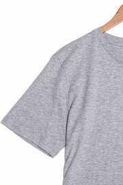 Women's Grey Marl Organic Cotton T-Shirt - Regular Fit