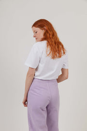 Women's White Organic Cotton T-Shirt - Boxy Fit