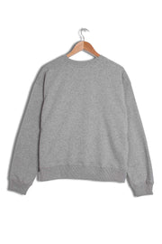 Seconds & Samples - Women's Grey Organic Cotton Sweatshirt - Drop-Shoulder