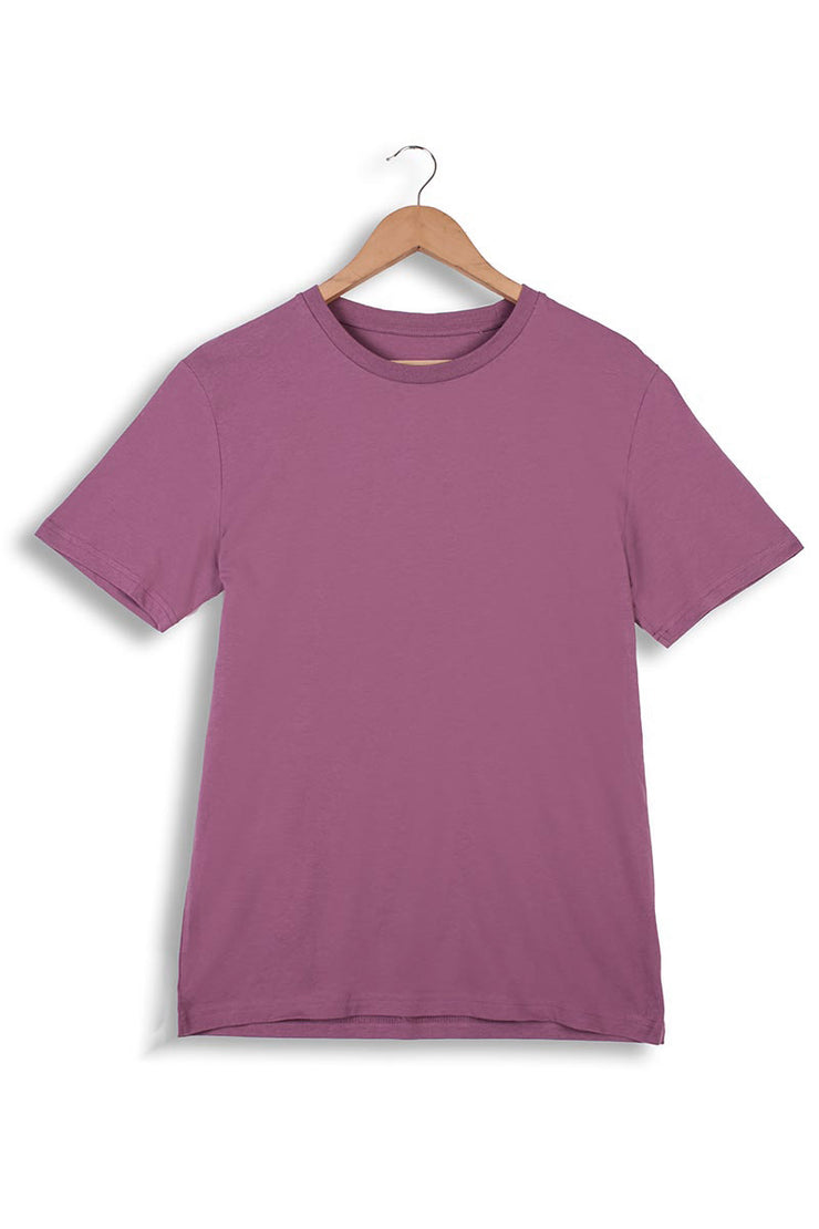 Women's T-Shirts Purple Organic Cotton Tops